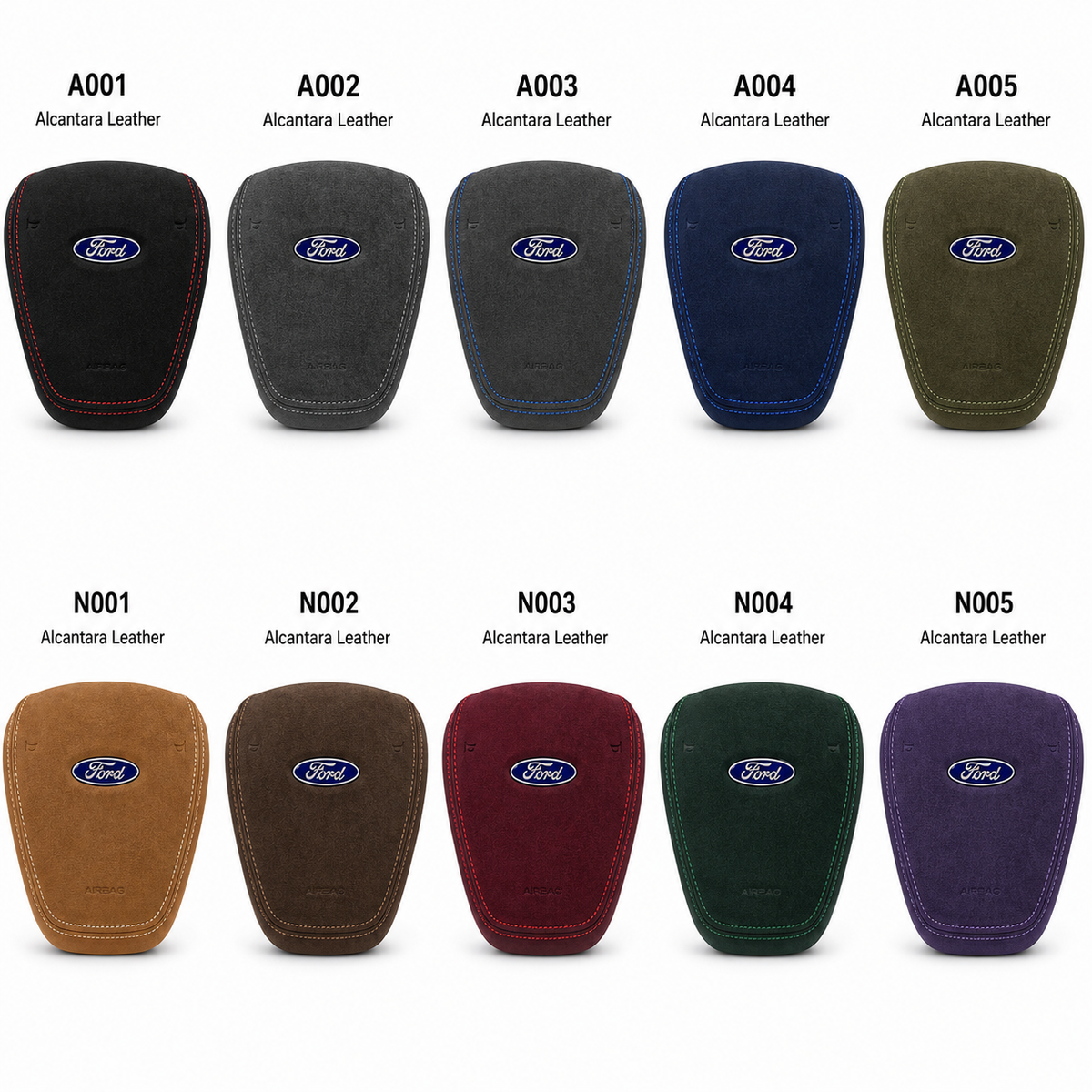 GENOVA Ford Falcon FG FGX Territory SZ Alcantara outer airbag cover colour options