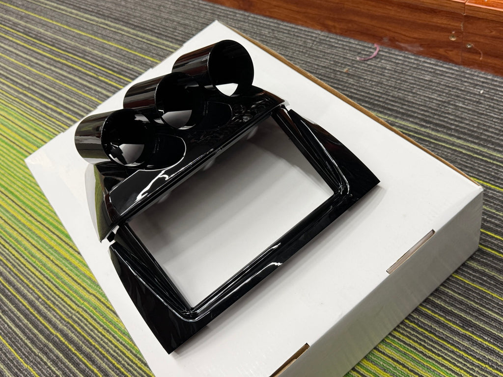 Ford Falcon FG MK1 GENOVA triple gauge pod and fascia in piano black