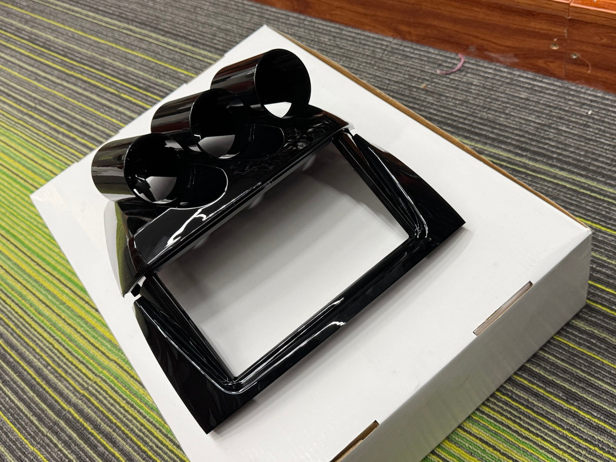 Ford Falcon FG MK1 GENOVA triple gauge pod and fascia in piano black