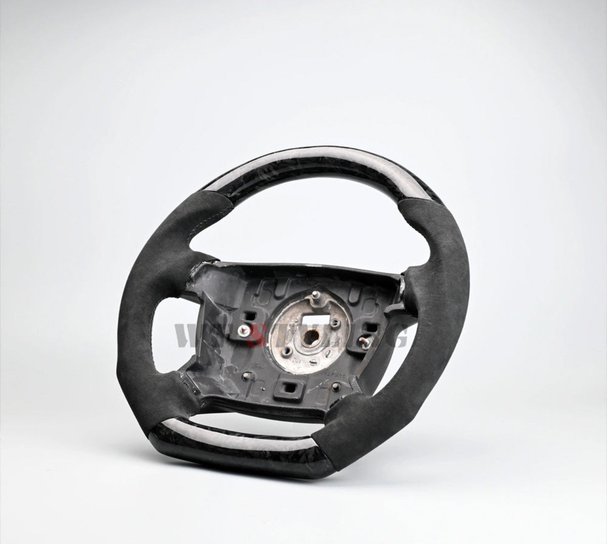 GENOVA Ford Territory SZ carbon fibre and Alcantara steering wheel studio product view
