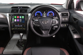 GENOVA Toyota Aurion 2015 to 2018 head unit showing Apple CarPlay installed in the dashboard