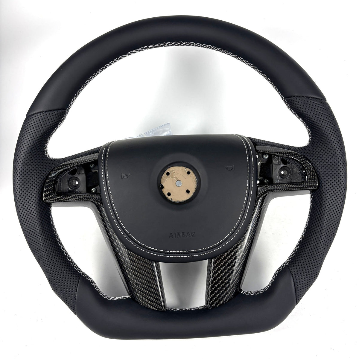Holden Commodore VE carbon and leather steering wheel with centre cover set