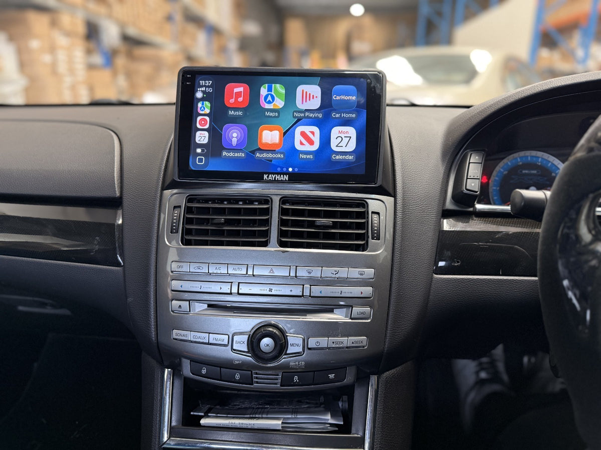 Ford Falcon FG MK1 2008-2011 Wireless Apple CarPlay & Android Auto Head Unit